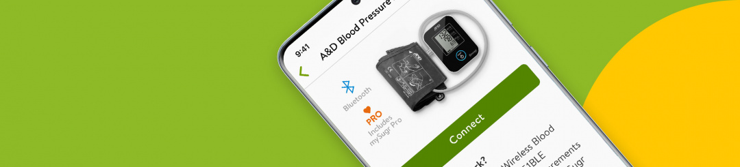 mySugr’s NEW A&D Blood Pressure Monitor Integration on Android (US only)!